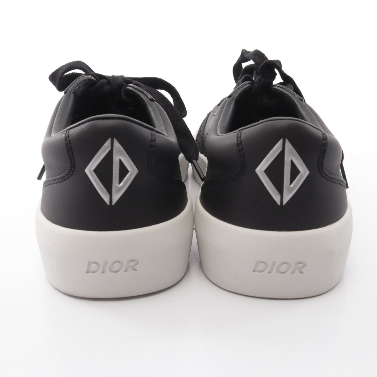 B101 CDダイヤモンド ローカットスニーカー レザー スエード ブラック ディオール シューズ DIOR