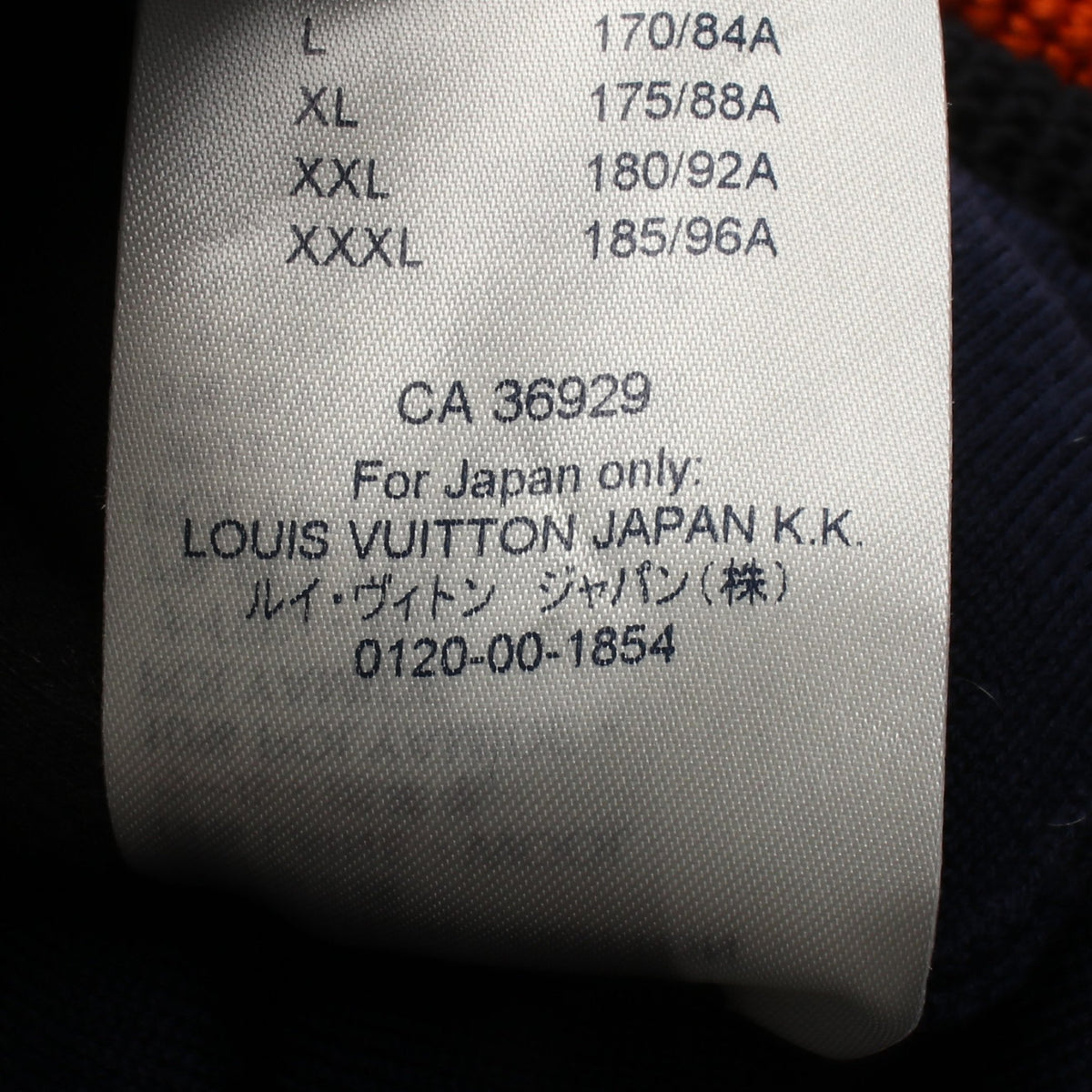 LV フレンド パペット ハーフジップ ニット ウール ネイビー マルチカラー ルイヴィトン トップス LOUIS VUITTON
