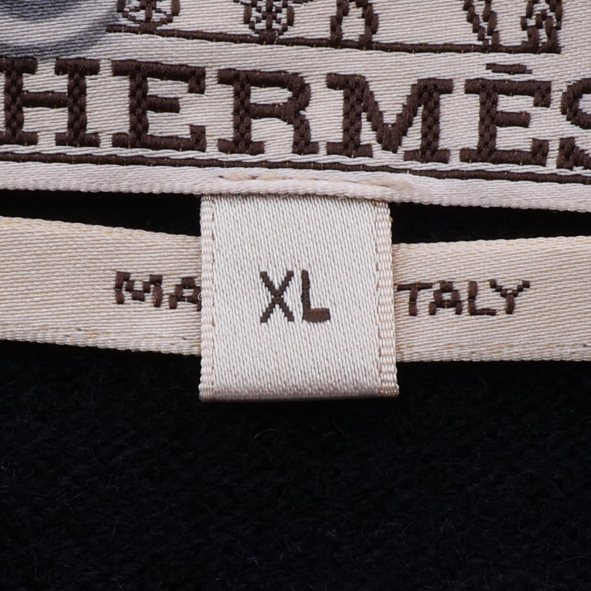 ヴェルキーラブ セーター カシミヤ ダークネイビー ブラック マルチカラー エルメス トップス HERMES