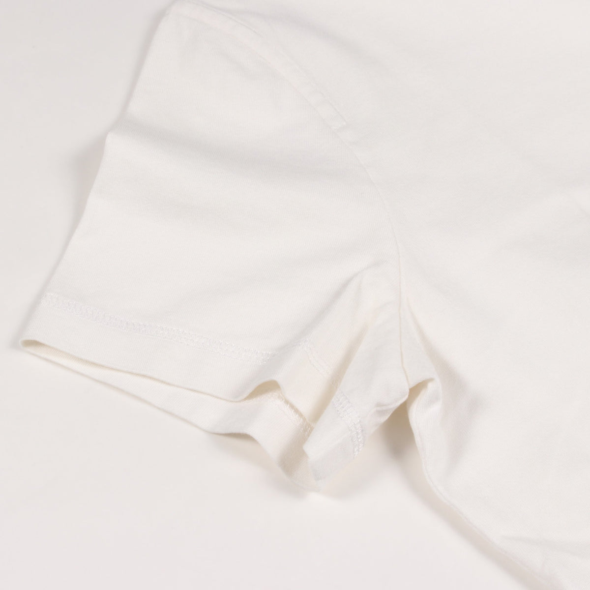 モザイク H刺繍 ポケット付き 半袖Tシャツ コットン ホワイト エルメス