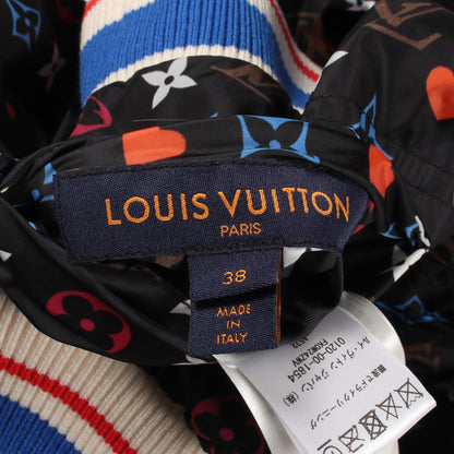 モノグラム ブルゾン リバーシブル ジャケット ナイロン ブラック オフホワイト マルチカラー ルイヴィトン アウター LOUIS VUITTON