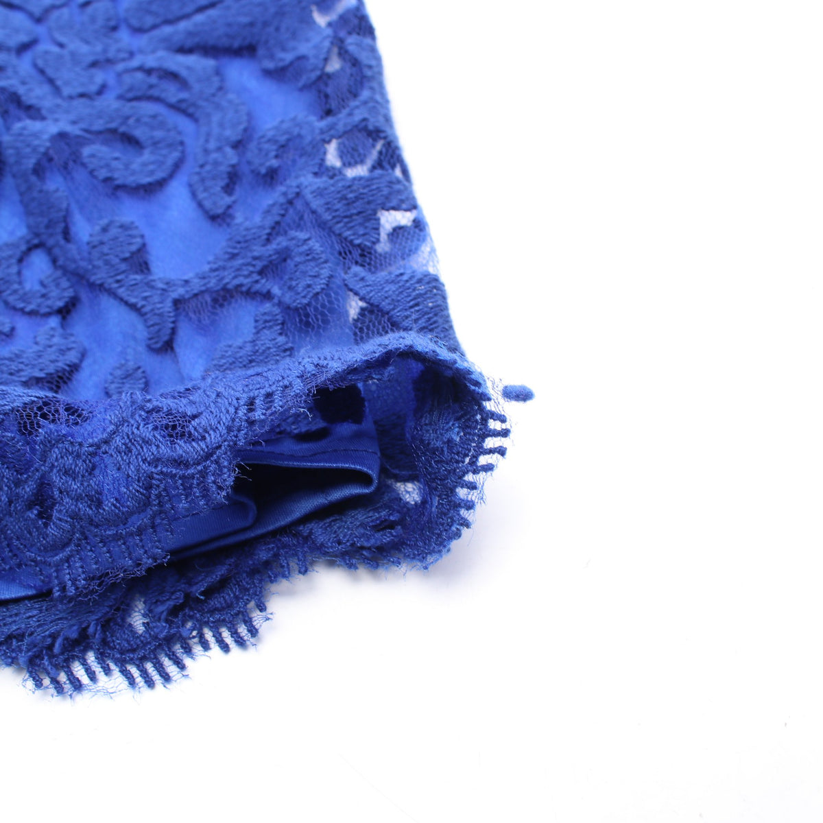 総レース ノースリーブ ワンピース コットン ナイロン ブルー タダシショージ ワンピース TADASHI SHOJI