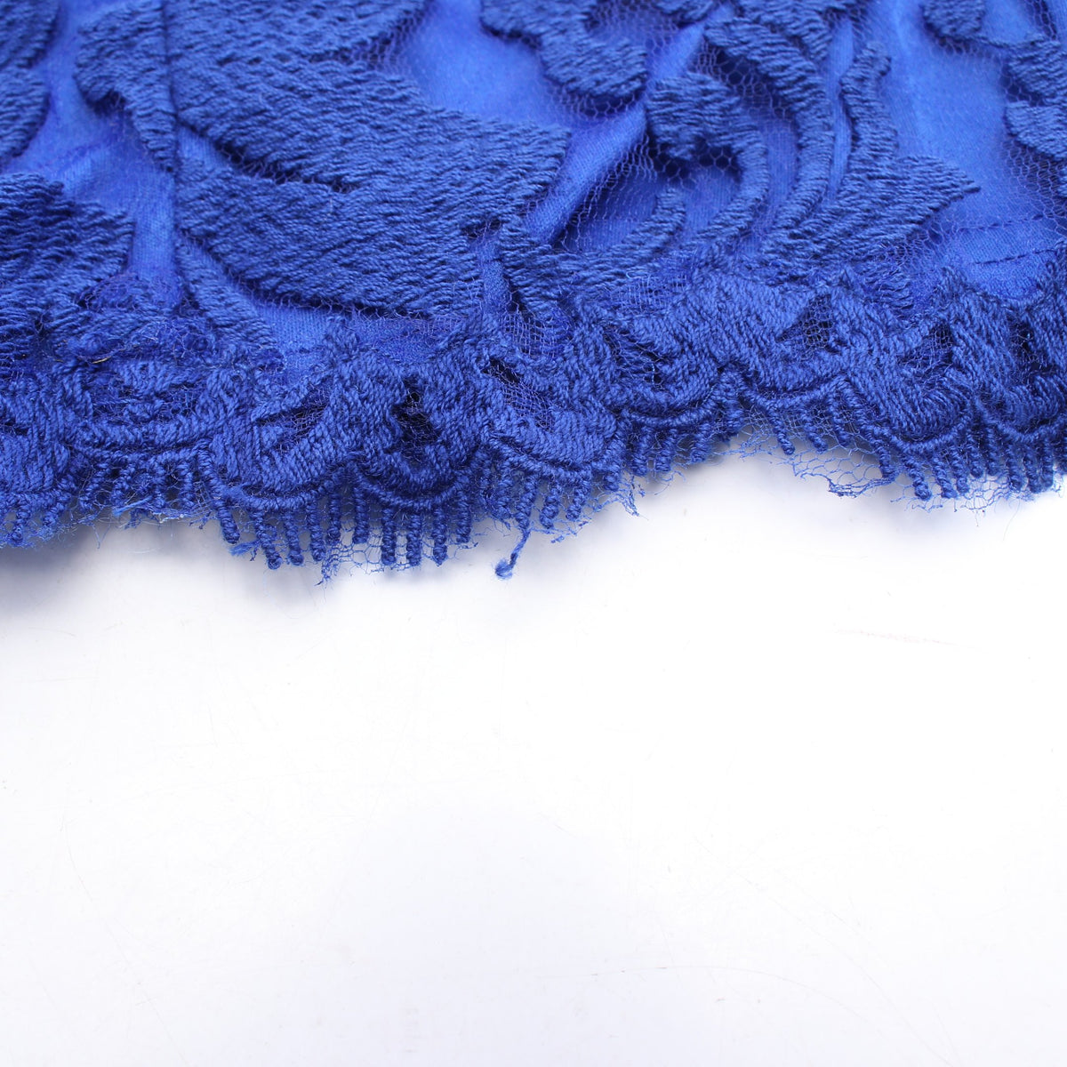 総レース ノースリーブ ワンピース コットン ナイロン ブルー タダシショージ ワンピース TADASHI SHOJI