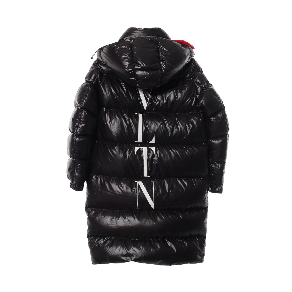 VALENTINO × MONCLER ダウンジャケット ナイロン ブラック レッド ヴァレンティノ アウター VALENTINO