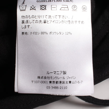 ハーフ パンツ ナイロン ブラック モンクレール