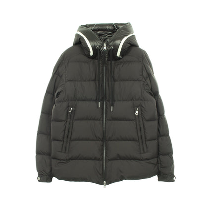 CARDERE フード付き ダウンジャケット ブラック モンクレール アウター MONCLER