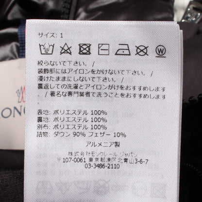 CARDERE フード付き ダウンジャケット ブラック モンクレール アウター MONCLER