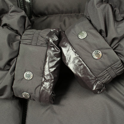 CARDERE フード付き ダウンジャケット ブラック モンクレール アウター MONCLER