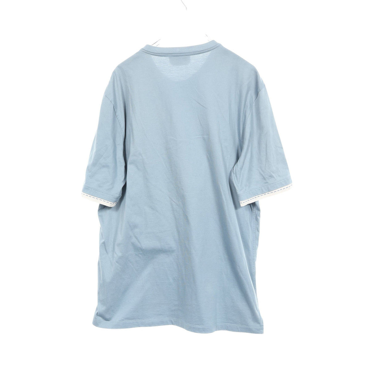 Piqures Sellier 半袖Tシャツ コットン ブルーグレー エルメス トップス HERMES