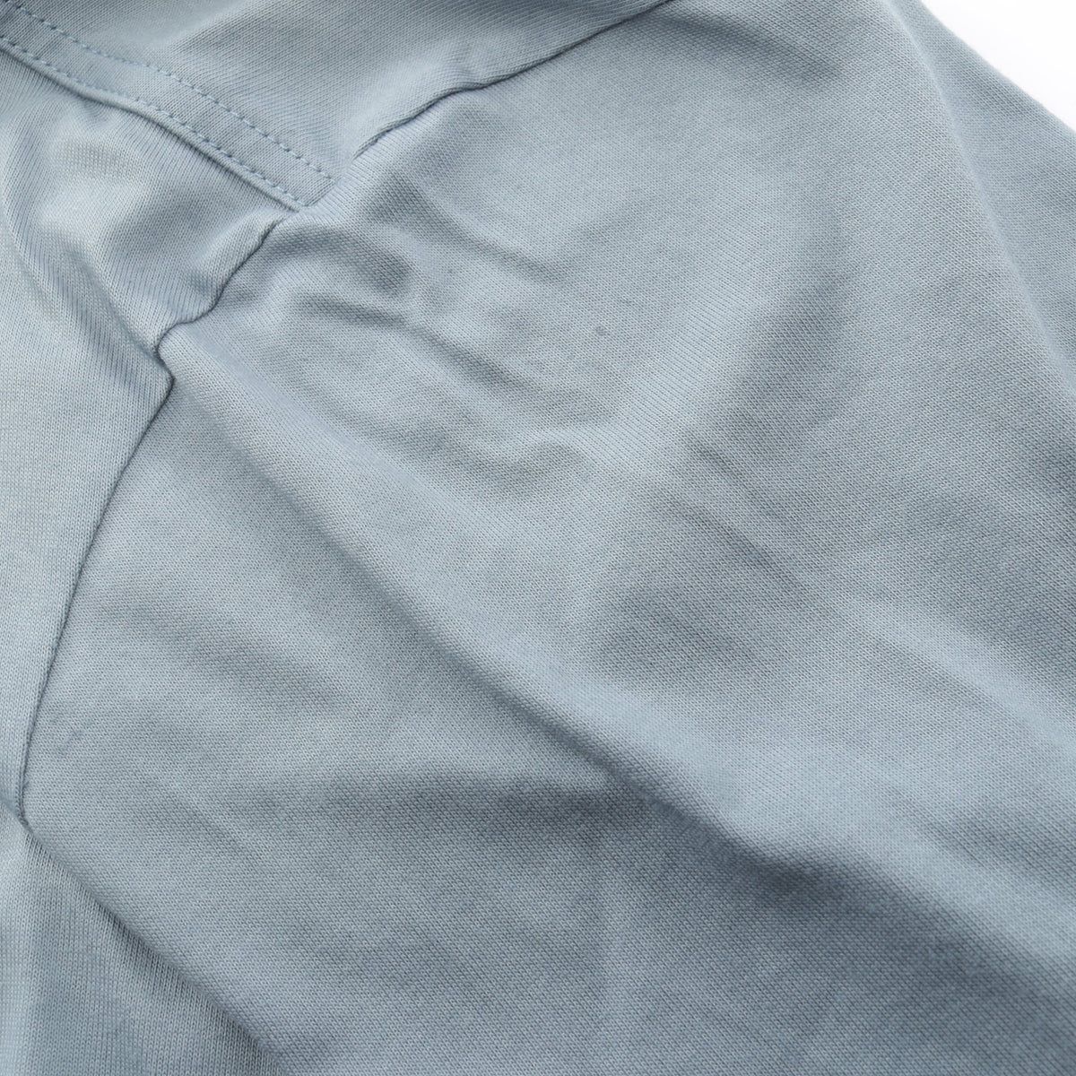 Piqures Sellier 半袖Tシャツ コットン ブルーグレー エルメス トップス HERMES