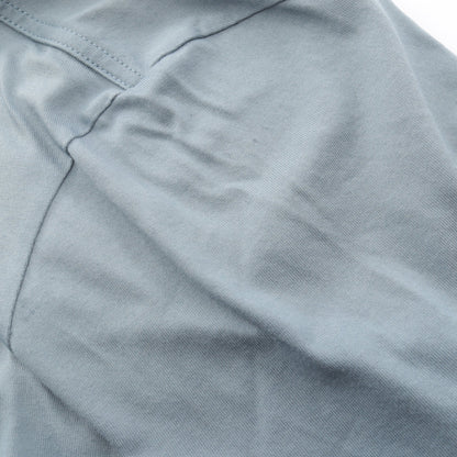 Piqures Sellier 半袖Tシャツ コットン ブルーグレー エルメス トップス HERMES