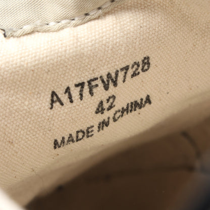 PETERSON23 OG Sole Wrinkled Leather Low-top Sneakers スニーカー レザー ブラック ホワイト メゾンミハラヤスヒロ