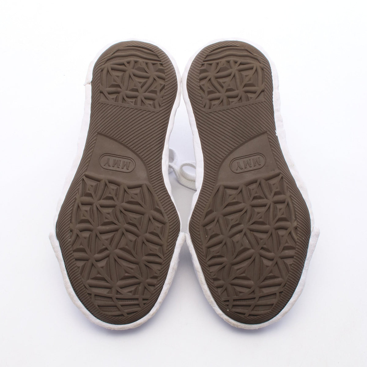 PETERSON23 OG Sole Wrinkled Leather Low-top Sneakers スニーカー レザー ブラック ホワイト メゾンミハラヤスヒロ