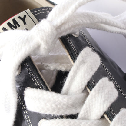 PETERSON23 OG Sole Wrinkled Leather Low-top Sneakers スニーカー レザー ブラック ホワイト メゾンミハラヤスヒロ