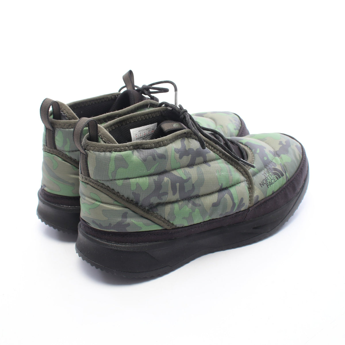 Nuptse Chukka チャッカー ブーツ カーキグリーン ブラック ザノースフェイス