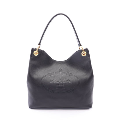 VIT.DAINO ワンショルダーバッグ レザー ブラック プラダ バッグ PRADA