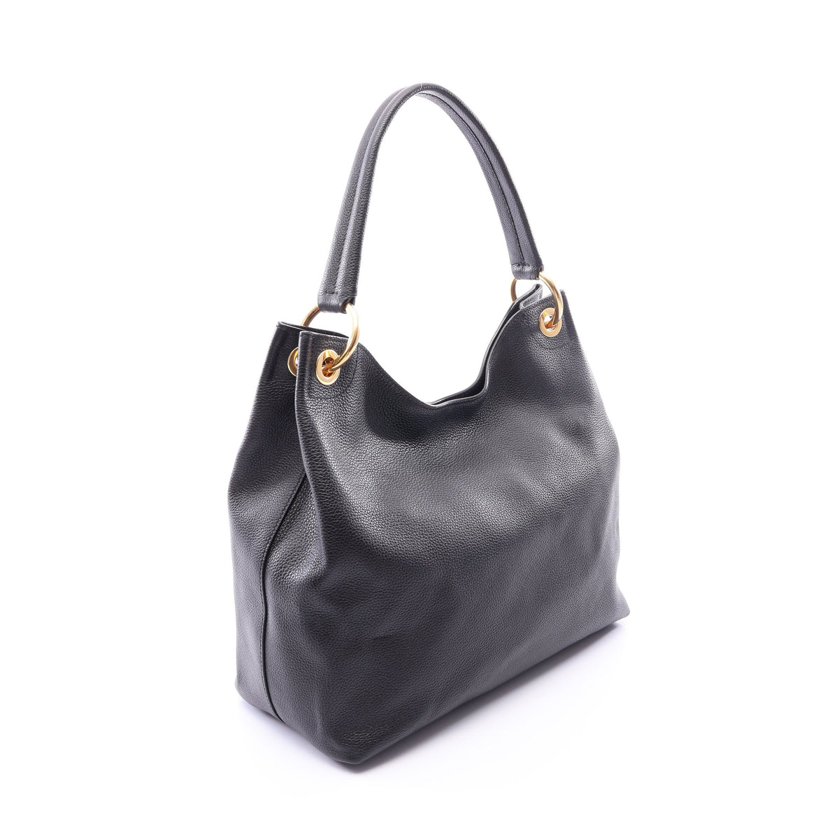 VIT.DAINO ワンショルダーバッグ レザー ブラック プラダ バッグ PRADA