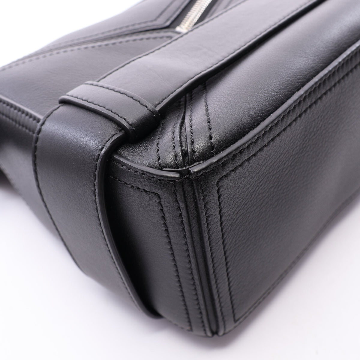パズル バイカー バッグ スモール 2WAY ハンドバッグ レザー ブラック ロエベ バッグ LOEWE