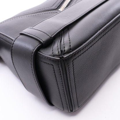 パズル バイカー バッグ スモール 2WAY ハンドバッグ レザー ブラック ロエベ バッグ LOEWE