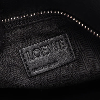 パズル バイカー バッグ スモール 2WAY ハンドバッグ レザー ブラック ロエベ バッグ LOEWE