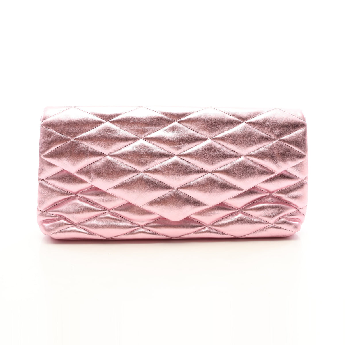 YSL クラッチバッグ レザー ピンク サンローランパリ