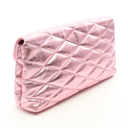 YSL クラッチバッグ レザー ピンク サンローランパリ