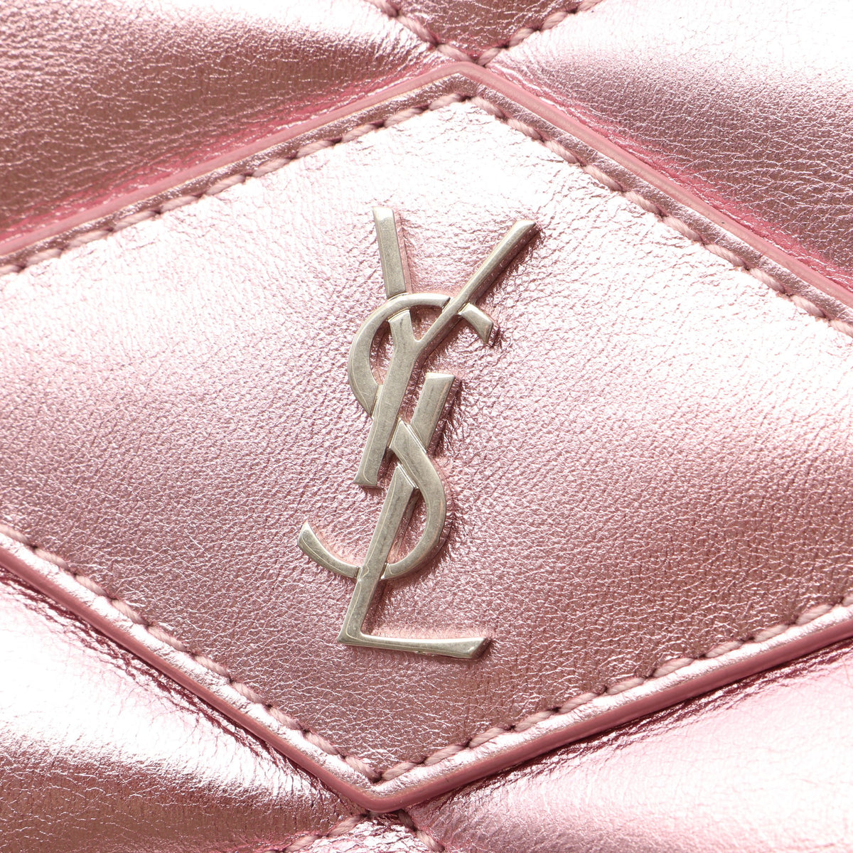 YSL クラッチバッグ レザー ピンク サンローランパリ