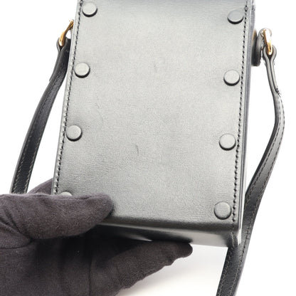 ホースビット 1955 ミニバッグ ショルダーバッグ レザー ブラック グッチ