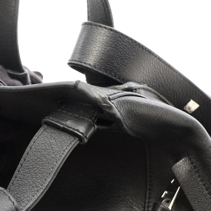 HAMMOCK MEDIUM ハンモック ミディアム 2WAY ハンドバッグ レザー ブラック ロエベ