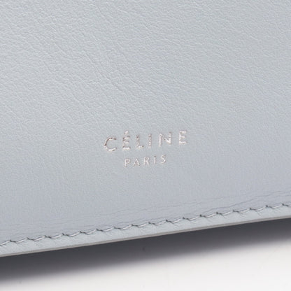 Clasp クラスプ ミニ ショルダーバッグ レザー ライトブルー セリーヌ