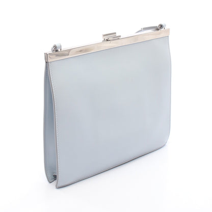 Clasp クラスプ ミニ ショルダーバッグ レザー ライトブルー セリーヌ