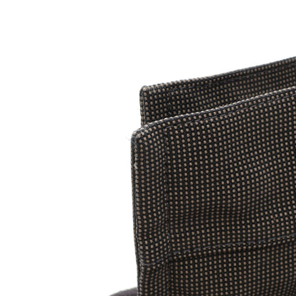 エールラインPM ハンドバッグ トートバッグ ナイロンキャンバス グレー シルバー金具 エルメス