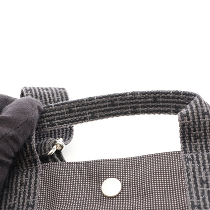 エールライン アドMM バックパック リュックサック ナイロンキャンバス グレー シルバー金具 エルメス