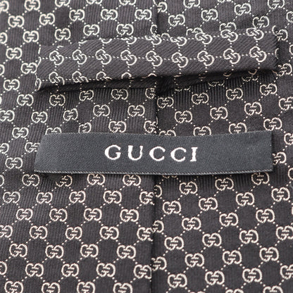GG柄 ネクタイ シルク ブラック グッチ 財布・小物 GUCCI
