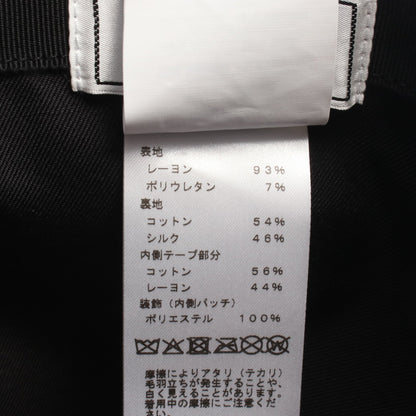 テス ミラノジャージー キャップ レーヨン ブラック エルメス