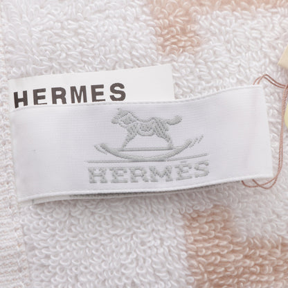 AVALON アヴァロン フェイスタオル タオル コットン ライトベージュ ホワイト エルメス 財布・小物 HERMES