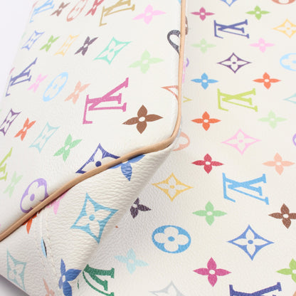 LV × TM ネヴァーフルMM モノグラムマルチカラー ショルダーバッグ トートバッグ PVC レザー ホワイト ルイヴィトン