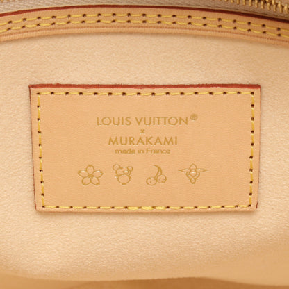 LV × TM ネヴァーフルMM モノグラムマルチカラー ショルダーバッグ トートバッグ PVC レザー ホワイト ルイヴィトン