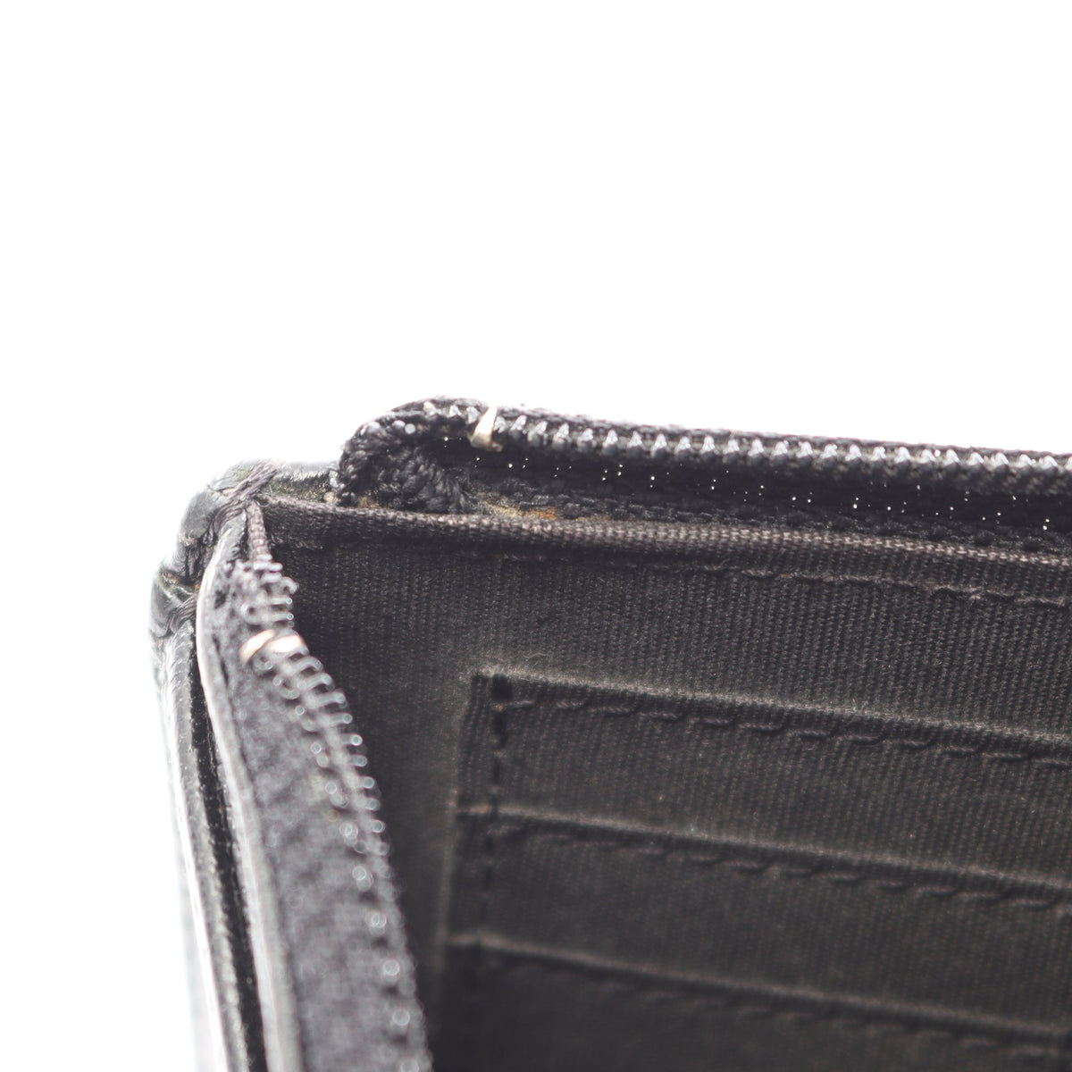 ココマーク 長財布 キャビアスキン ブラック ゴールド金具 シャネル