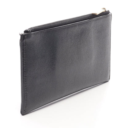 ココマーク 長財布 キャビアスキン ブラック ゴールド金具 シャネル