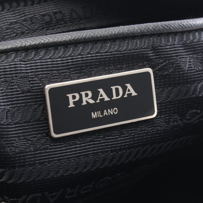 トライアングルロゴ ショルダーバッグ ナイロン レザー ブラック プラダ バッグ PRADA