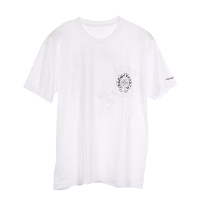ホースシュー ポケット 半袖Tシャツ コットン ホワイト クロムハーツ