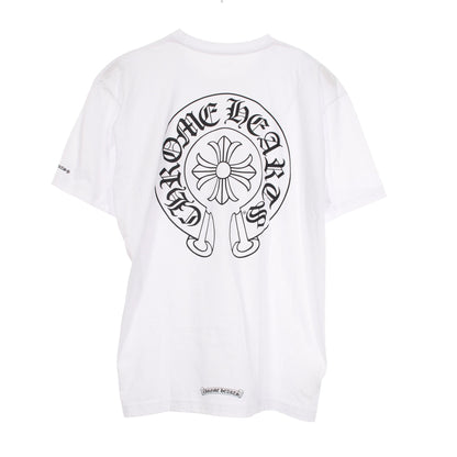 ホースシュー ポケット 半袖Tシャツ コットン ホワイト クロムハーツ