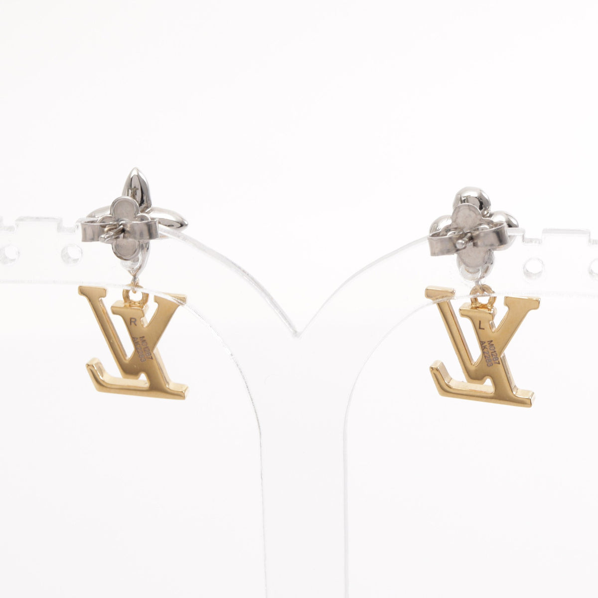 ピアス パンダント LV アイコニック フラワー ピアス GP ゴールド シルバー ルイヴィトン
