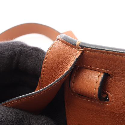 HAMMOCK SMALL ハンモック スモール 2WAY ハンドバッグ レザー ブラウン ロエベ