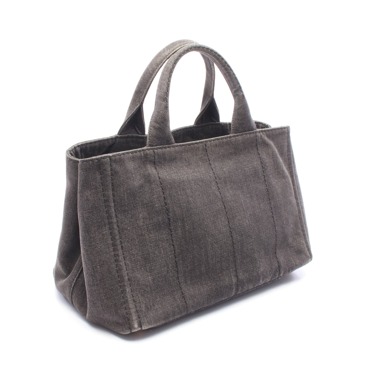 CANAPA カナパ 2WAY ハンドバッグ トートバッグ デニム ブラック プラダ
