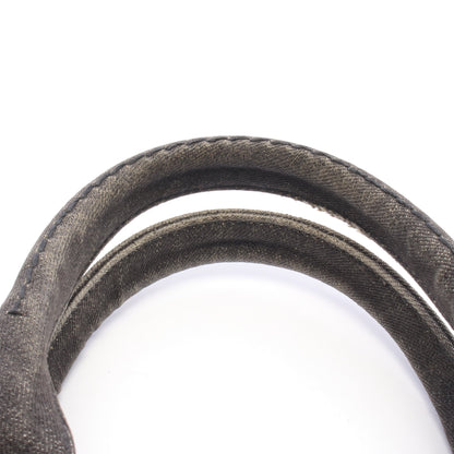 CANAPA カナパ 2WAY ハンドバッグ トートバッグ デニム ブラック プラダ
