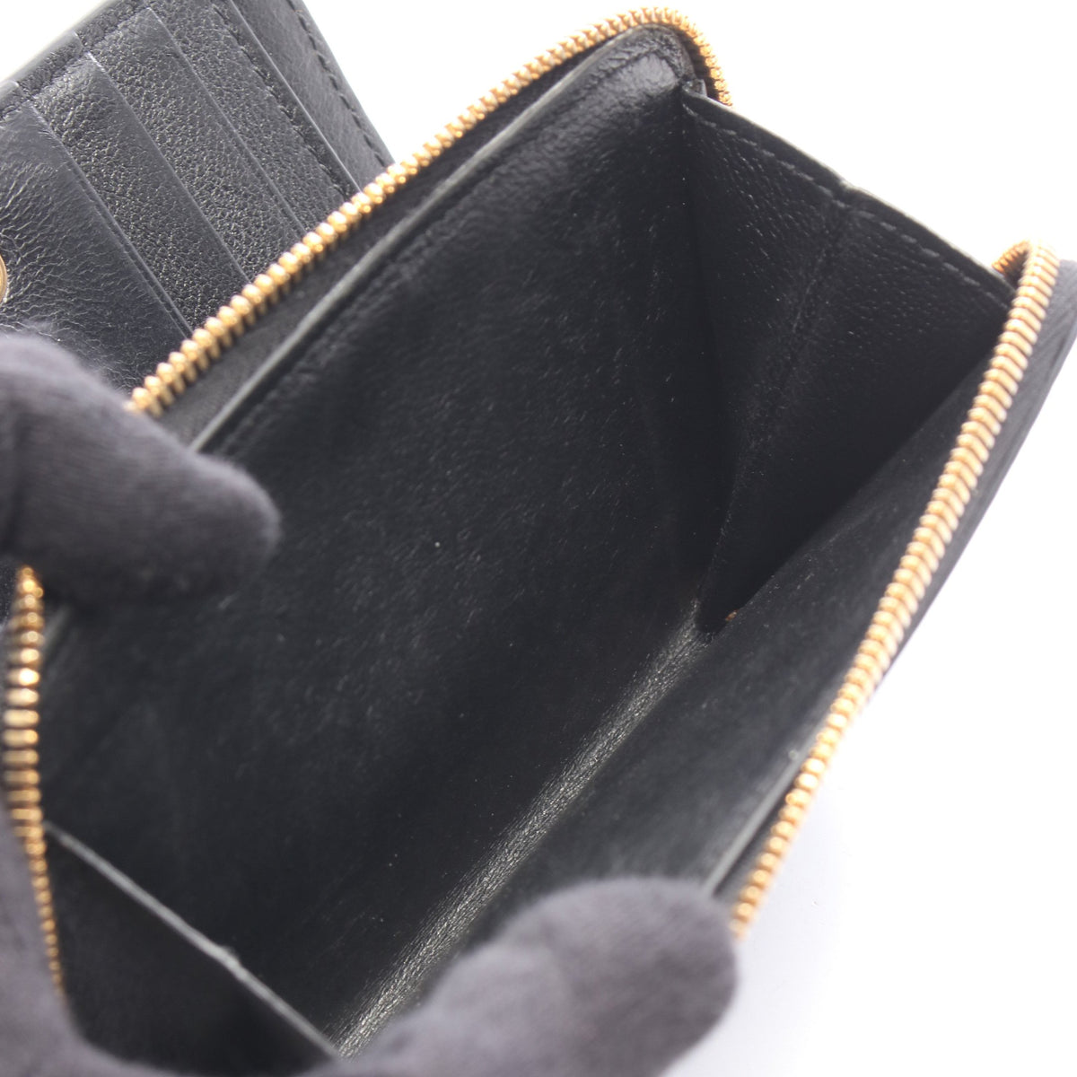 二つ折財布 二つ折り財布 レザー ブラック バレンシアガ