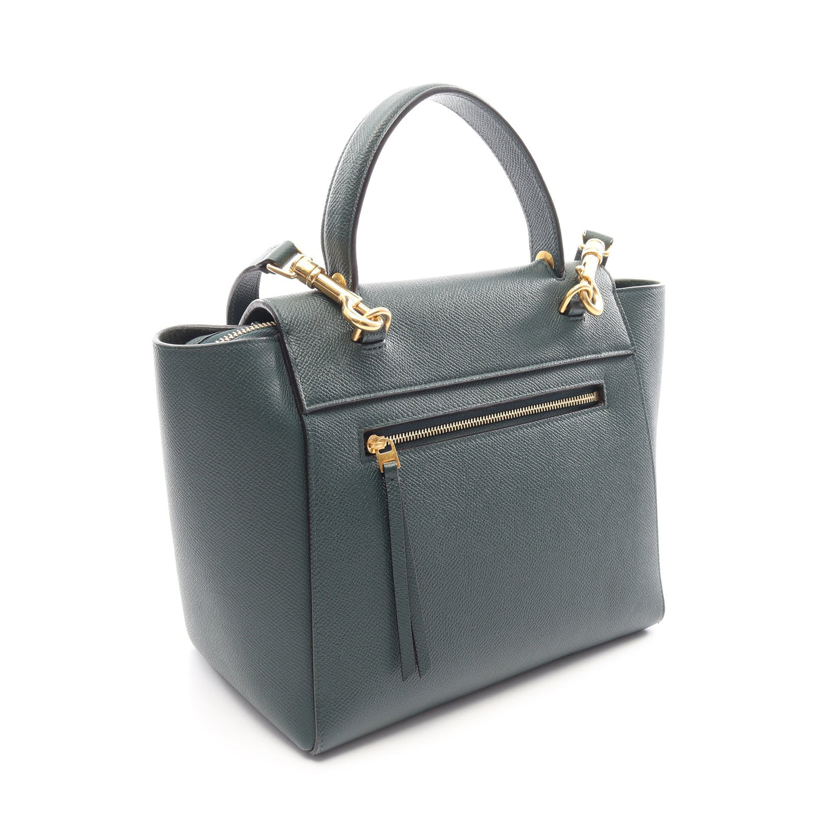 BELT BAG MICRO ベルトバッグ マイクロ 2WAY ハンドバッグ レザー ダークグリーン セリーヌ