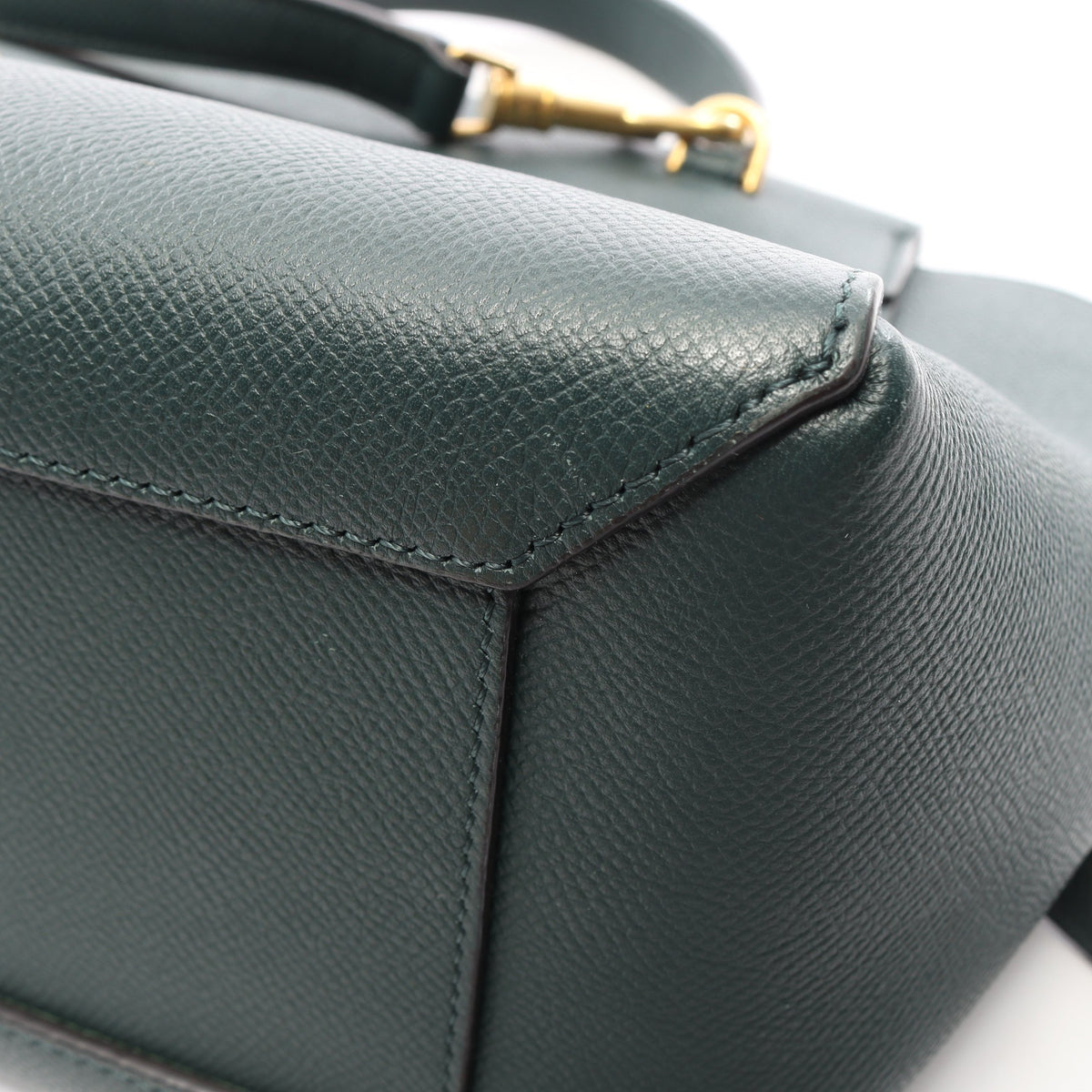 BELT BAG MICRO ベルトバッグ マイクロ 2WAY ハンドバッグ レザー ダークグリーン セリーヌ